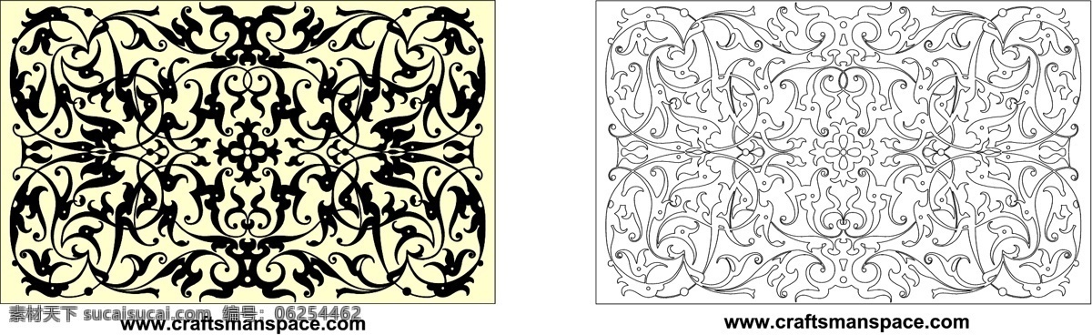 海马 图 框 矢量图 花纹 动物花纹