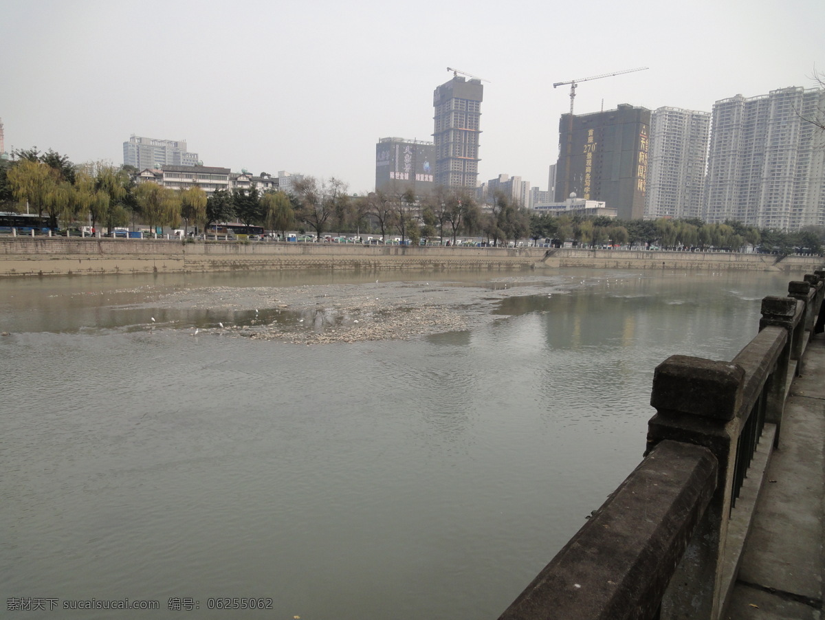 河边一景 河滨 河边 府南河 锦江 河景 自然风景 旅游摄影