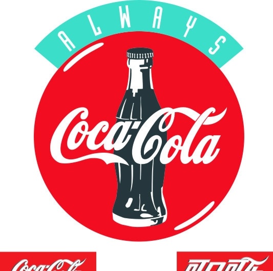可口可乐 企业 logo 标志 标识标志图标 矢量