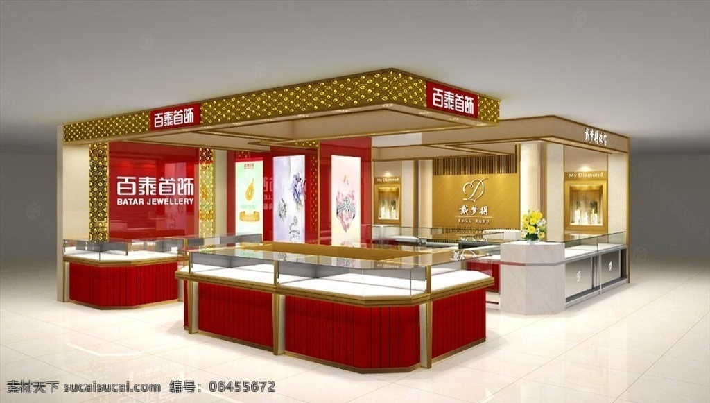 珠宝 专卖店 珠宝专卖店 珠宝展厅 珠宝卖场 珠宝柜台 珠宝展柜 3d作品 max 珠宝店设计 3d设计 室内模型