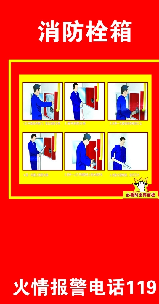 消防箱 消防 操作 消防电话 消防板子