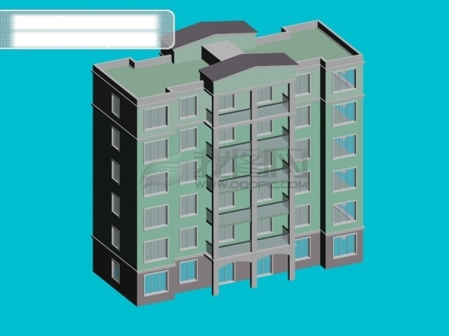 3d 多层 住宅 3d设计 3d素材 3d效果图 住宅楼 多层住宅 住宅公寓 矢量图 建筑家居