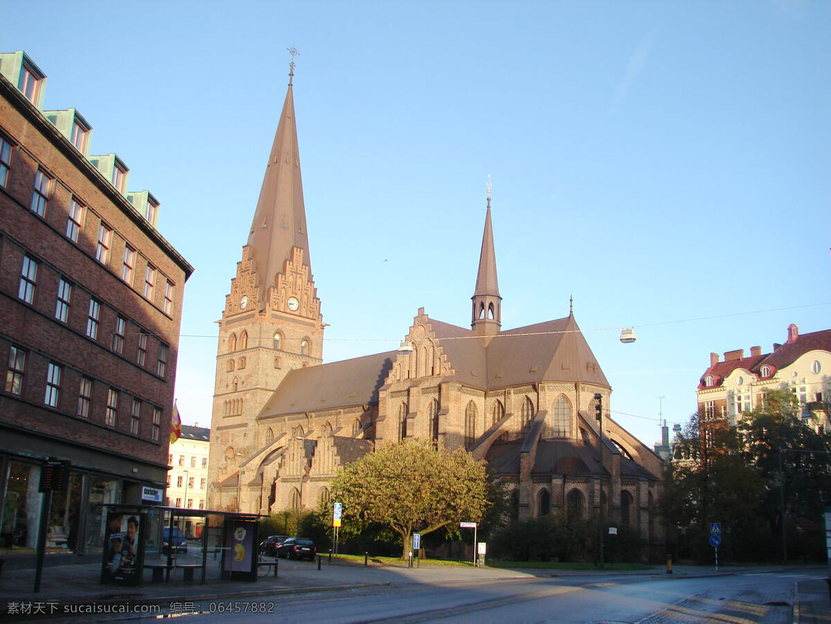 圣彼得大教堂 malmo 瑞典马尔默 瑞典风光 欧洲城市 欧洲风光 外国著名城市 旅游摄影 外景 教堂 国外旅游