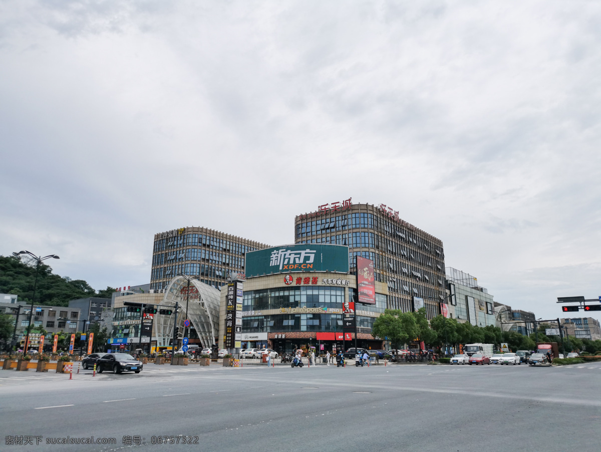 商场外景 杭州 余杭 五常 商场 综合体 购物中心 乐天城 商业中心 自然景观 建筑景观