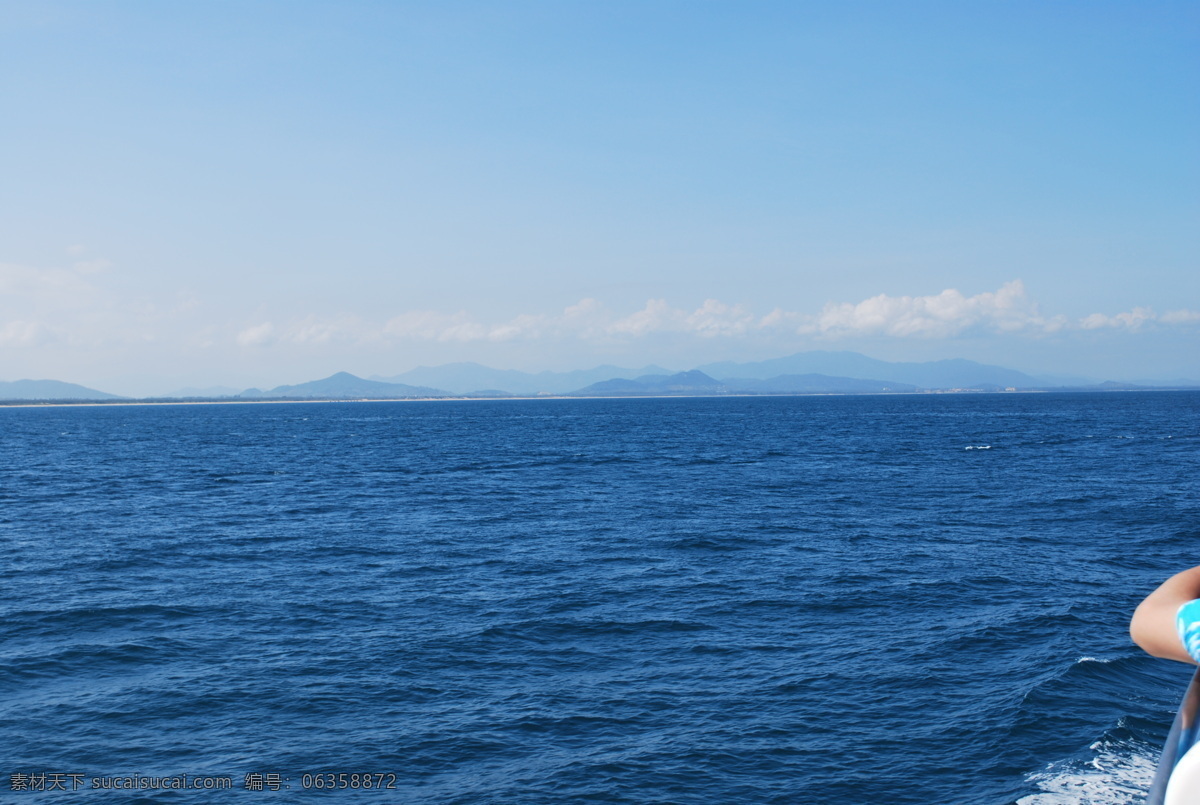 大海天空 蓝天 白云 大海 海南之旅游 国内旅游 旅游摄影