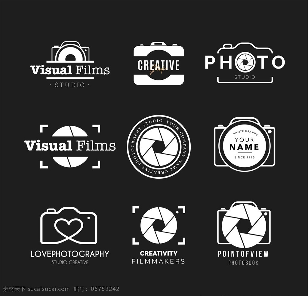 相机 图标 icon 标志 镜头 单反 摄影师 俱乐部 logo 图案 照片 修图 标志图标 其他图标