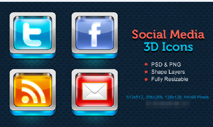 3d 社交 媒体 图标 ui ui图标 图标素材 个性图标 黑色