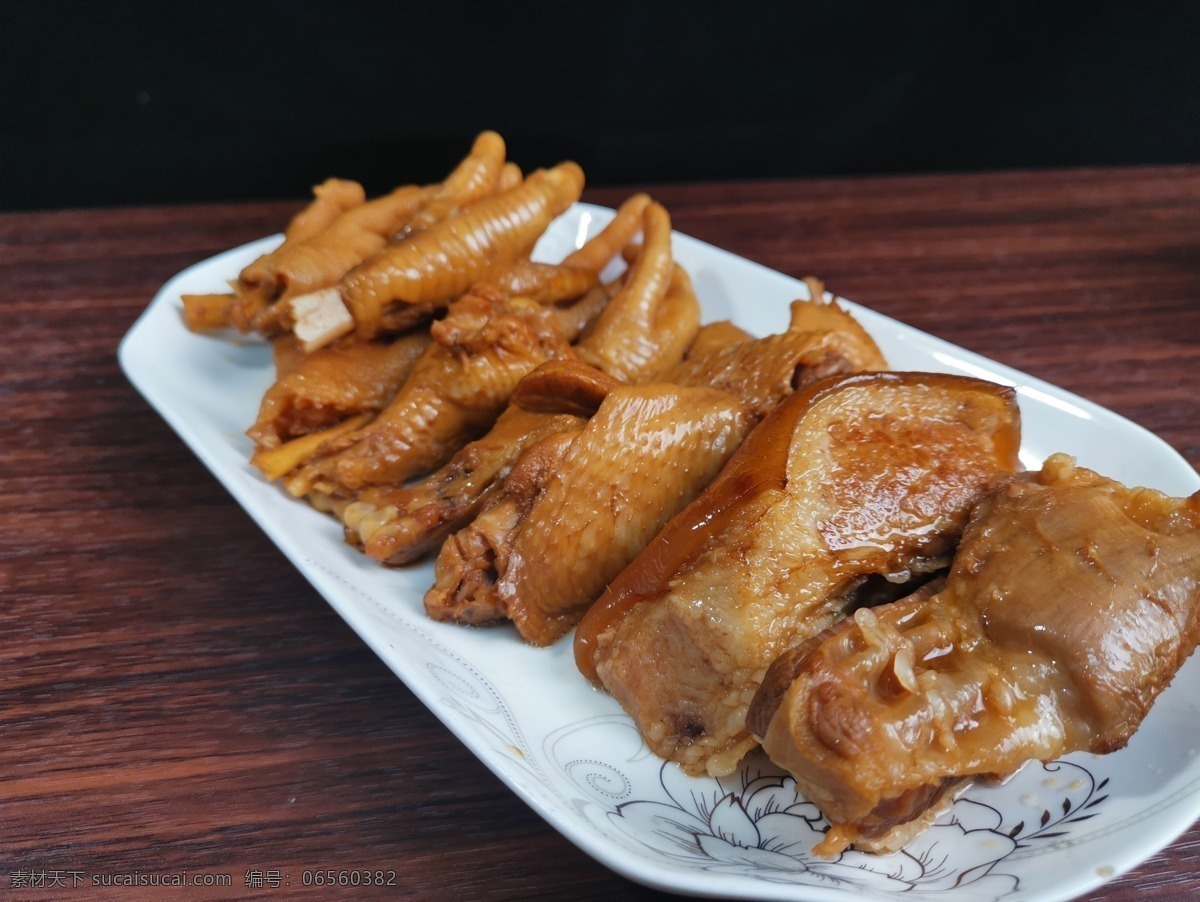 卤味 卤菜 鸡爪 鸡腿 鸡翅 杂捞分 餐饮美食 传统美食