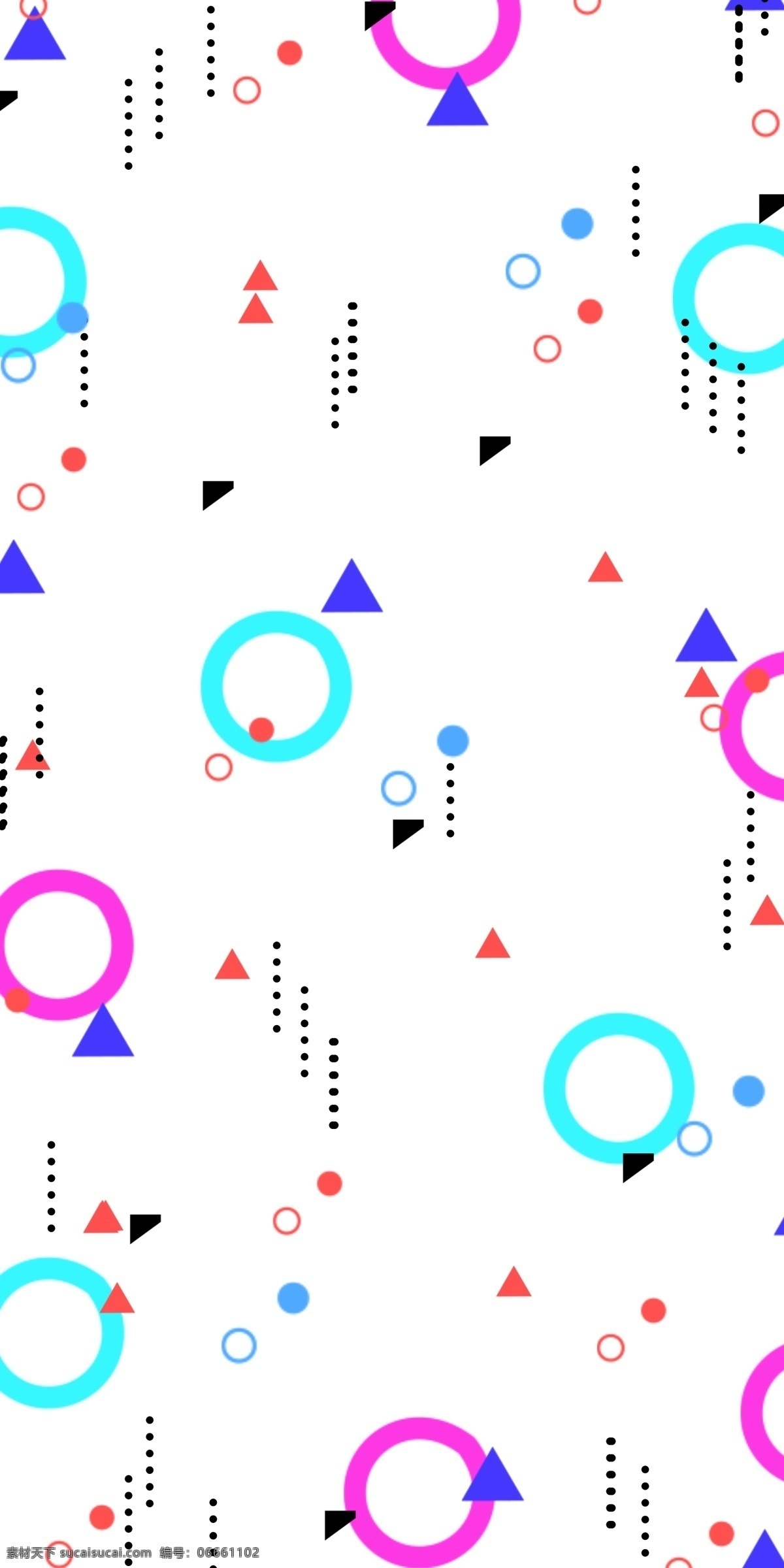 彩色 圆圈 孟菲斯 插画 圆圈插画 底纹插画 蓝色三角形 黑色圆点点 孟菲斯插画 彩色圆圈 红色三角形