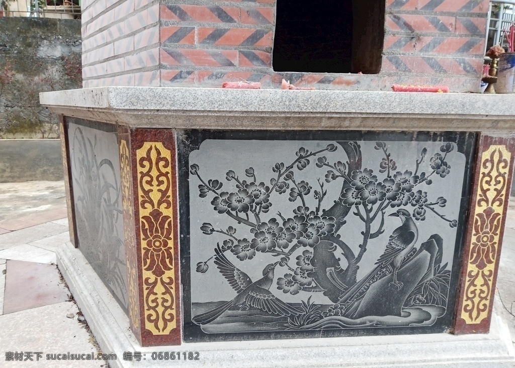 影雕花鸟图 石材雕刻 惠安石雕 石雕工艺 影雕线雕 花鸟图 惠安石雕系列 文化艺术 传统文化