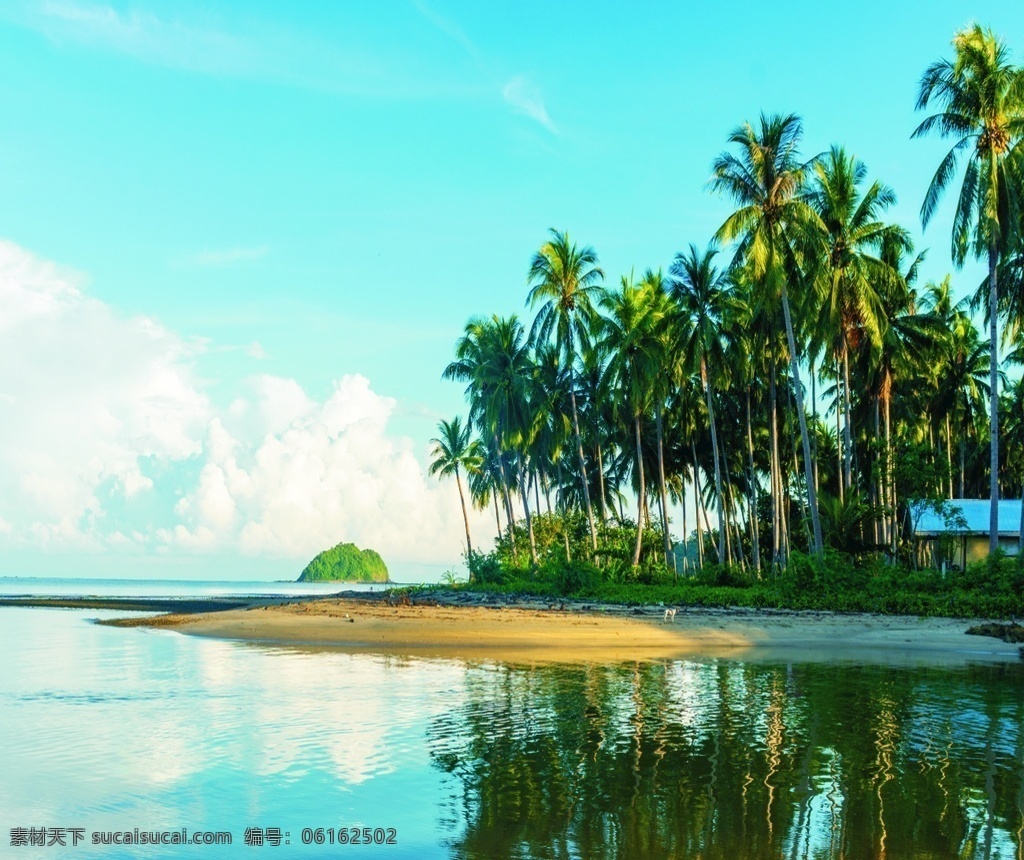 风景图 高清 海边 沙滩 海边风景图 海边景色 椰子树 海景图