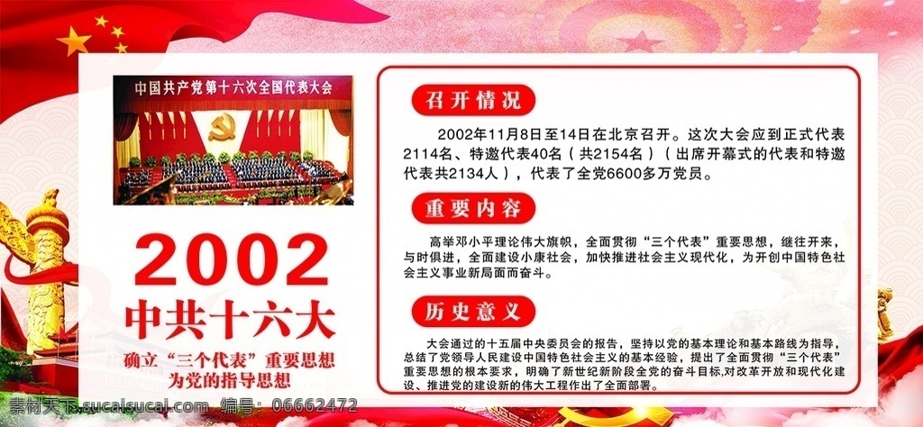 中共十六大 中共 十六大 光辉 历程 中国 十九大 展板模板