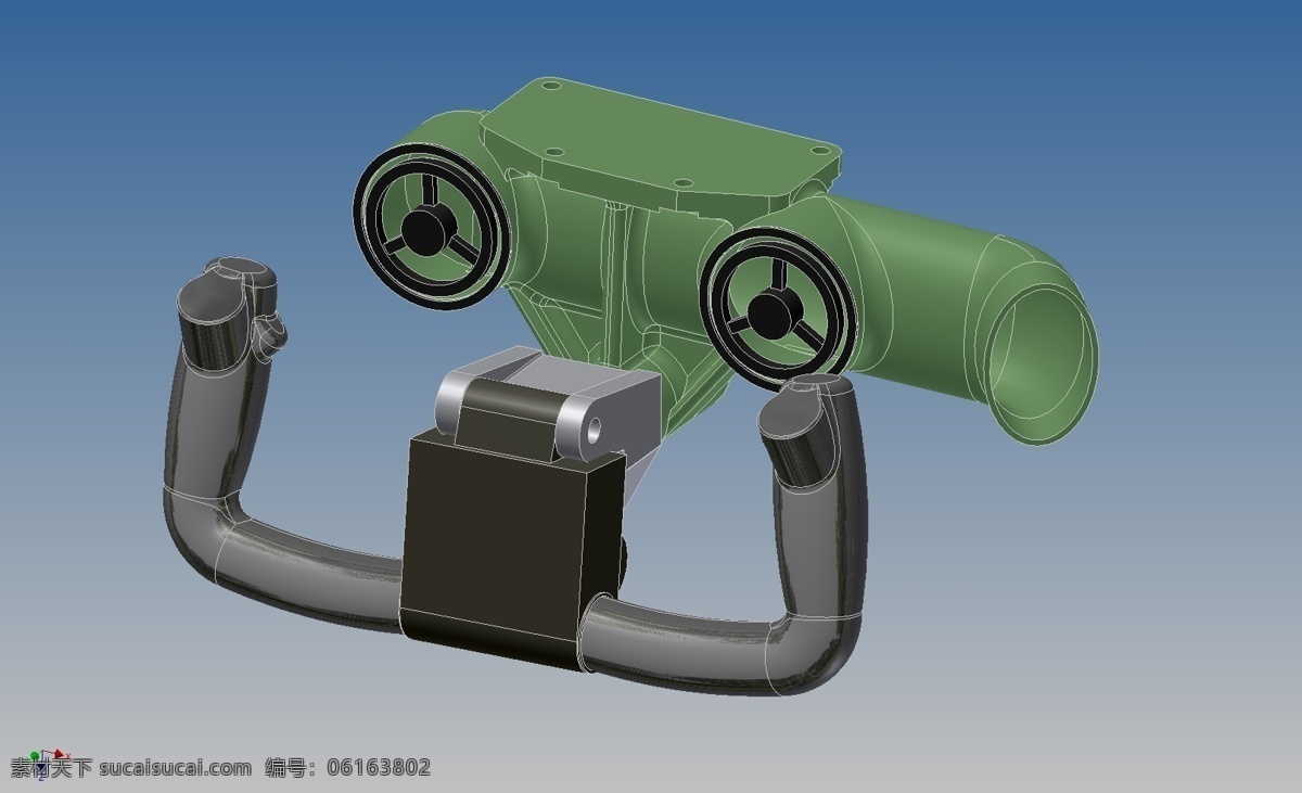转向架 车辆 坦克 转向 轭 跟踪 3d模型素材 其他3d模型