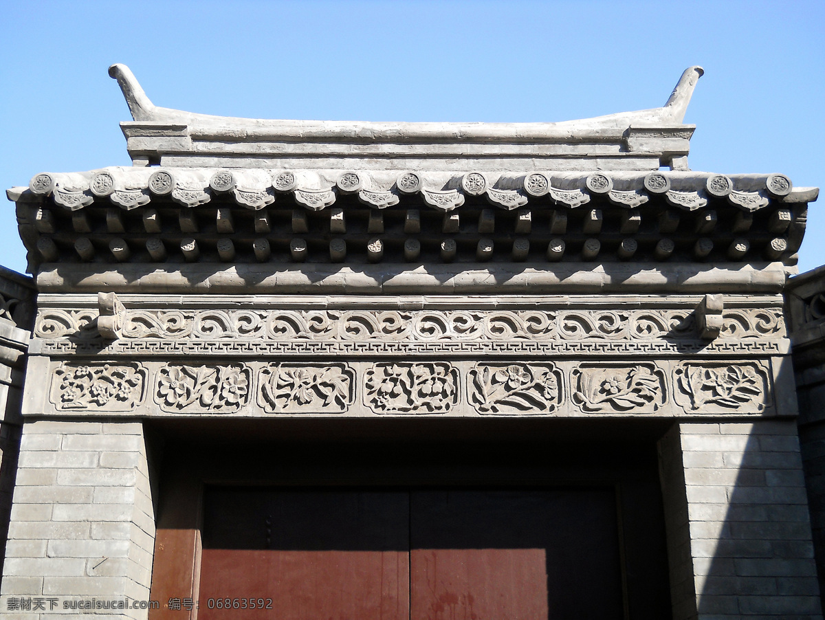 杨柳青 古 宅门 头 砖雕 古代民居 古建筑 中国传统建筑 传统工艺 传统样式 民间工艺 民间艺术 雕刻艺术 雕刻 吉祥图案 筒瓦 滴水瓦 青砖 青瓦 门头 魅力 古镇 建筑摄影 建筑园林