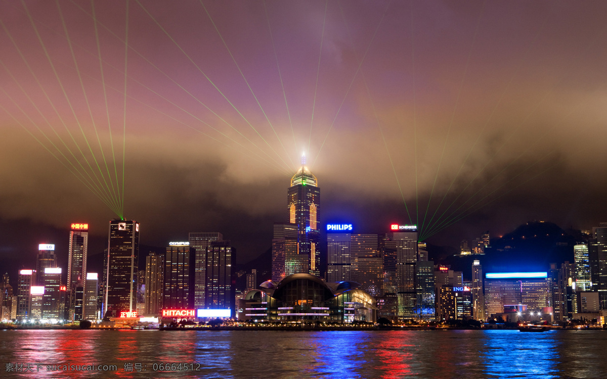 香港 城市 风景 夜景