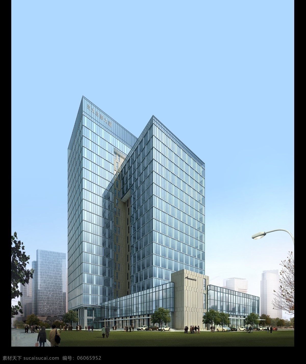 高楼 建筑 3d模型 3d设计模型 max 高楼建筑 室外建筑 贴图 源文件 其他模型 3d模型素材 其他3d模型