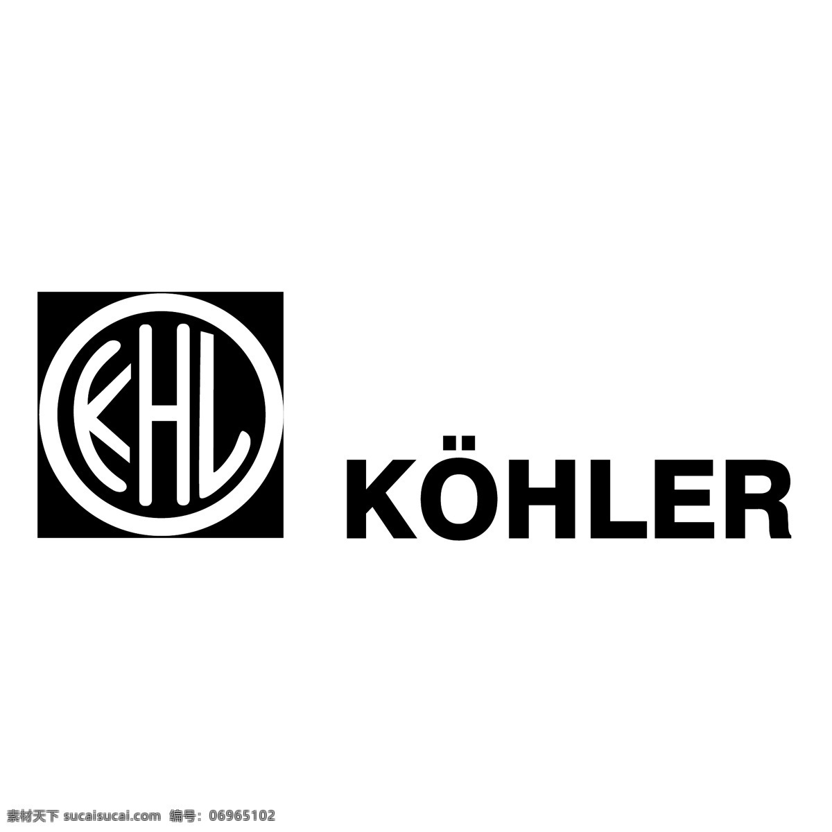 免费 khl 科勒 标识 白色