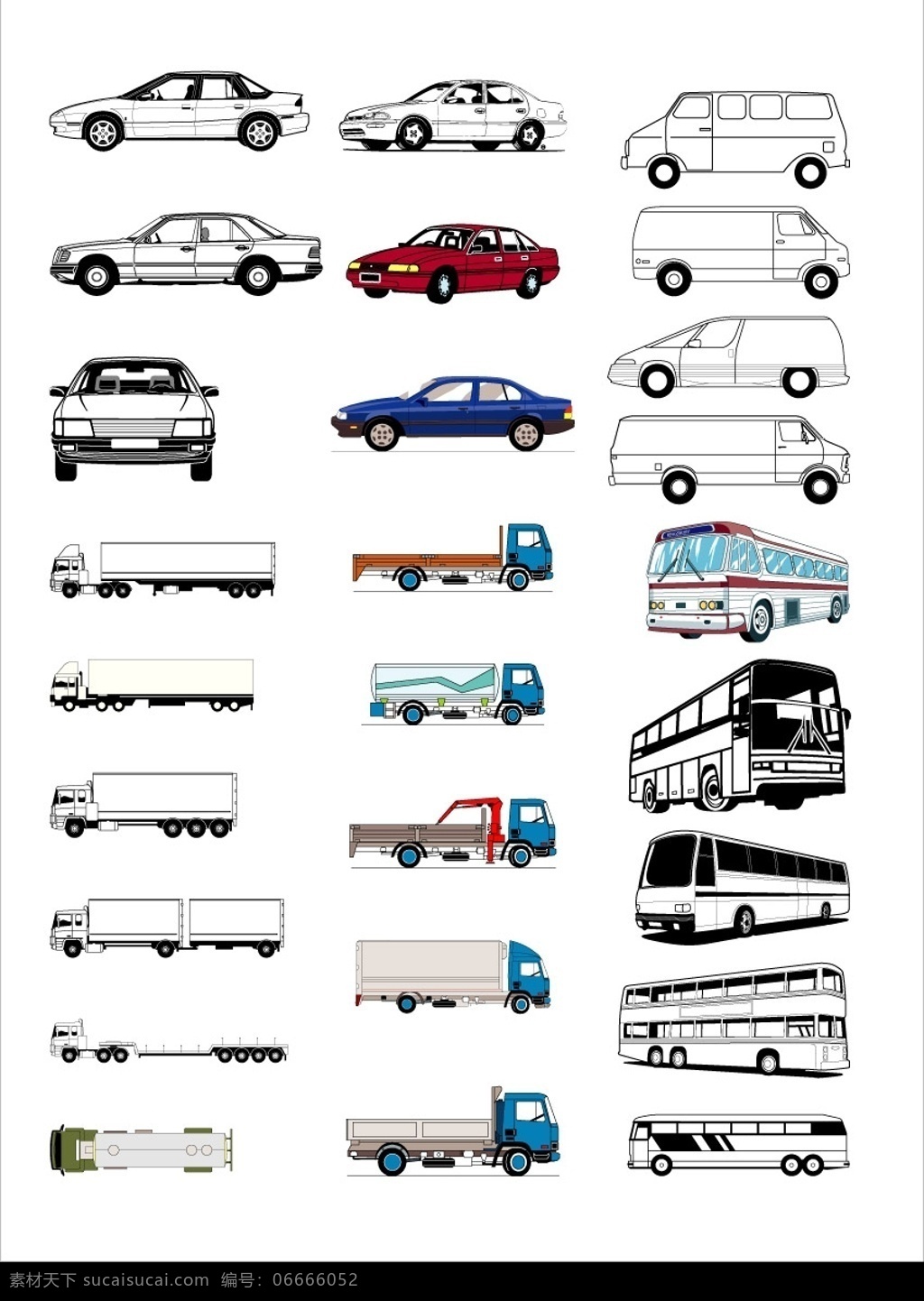 车的矢量图 美丽的车 生活百科 车 矢量图库