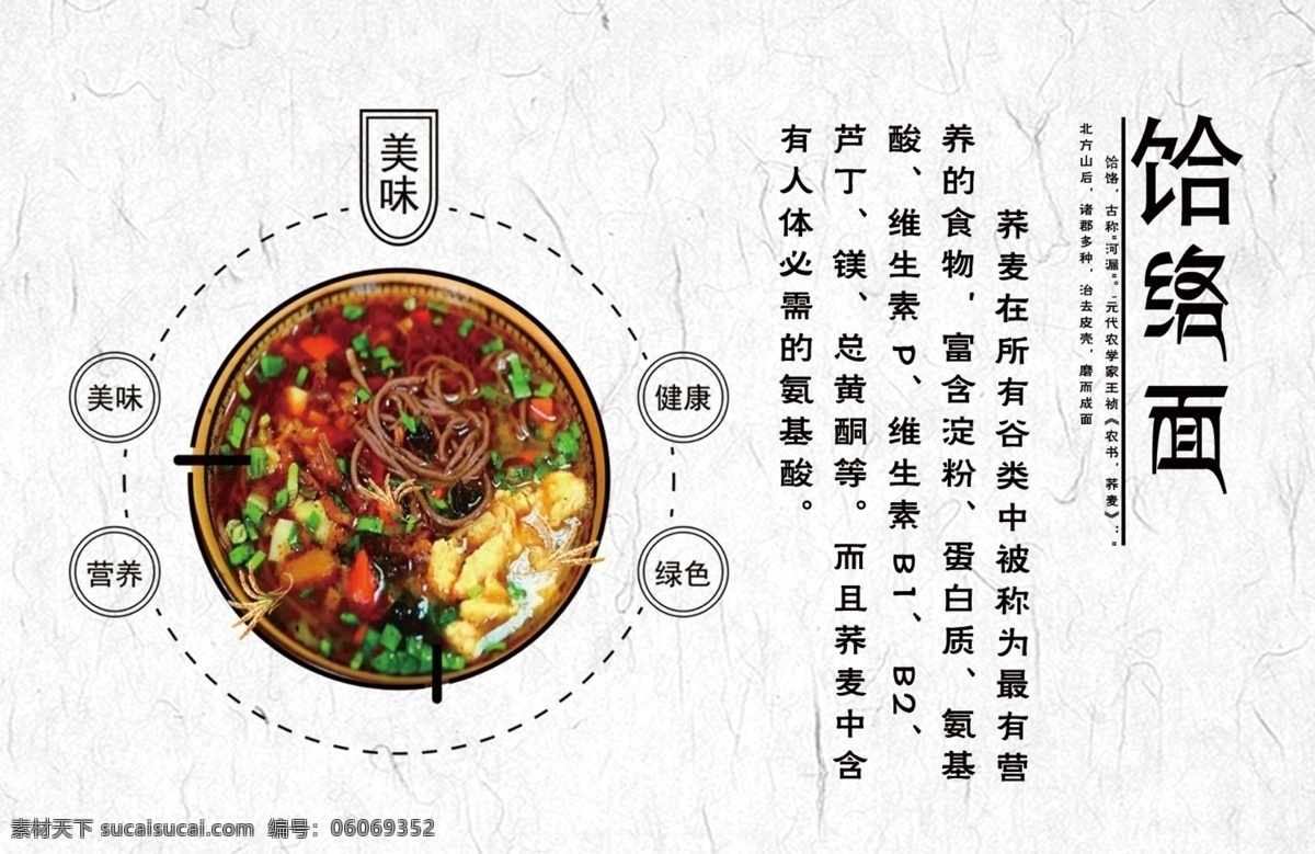 饸络面 饭店 酒店 价格表 面食 中国风背景