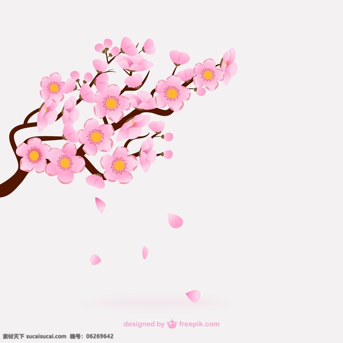 粉红色樱花树 自然 粉红色 花园 樱花 开花 东方 樱桃 春天 树枝 花瓣 绽放 图标 高清 源文件