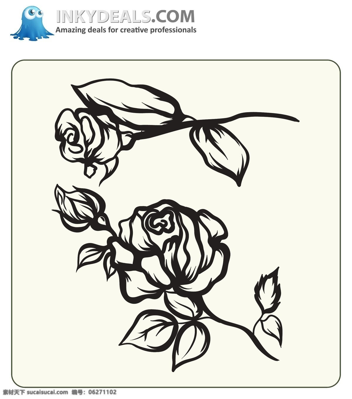 自由 向量 集 玫瑰花 绘画 图标 元素 插图 资源 玫瑰 矢量
