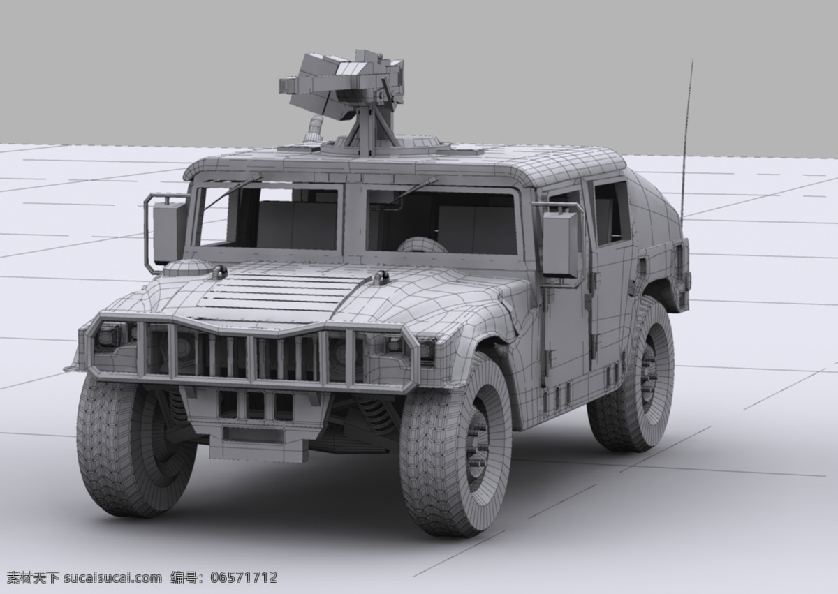 3d 工业 产品设计 悍马 汽车 3d设计