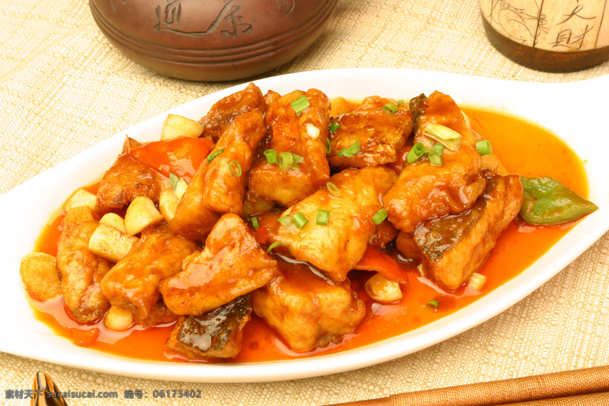 红烧鱼块 美食 传统美食 餐饮美食 高清菜谱用图
