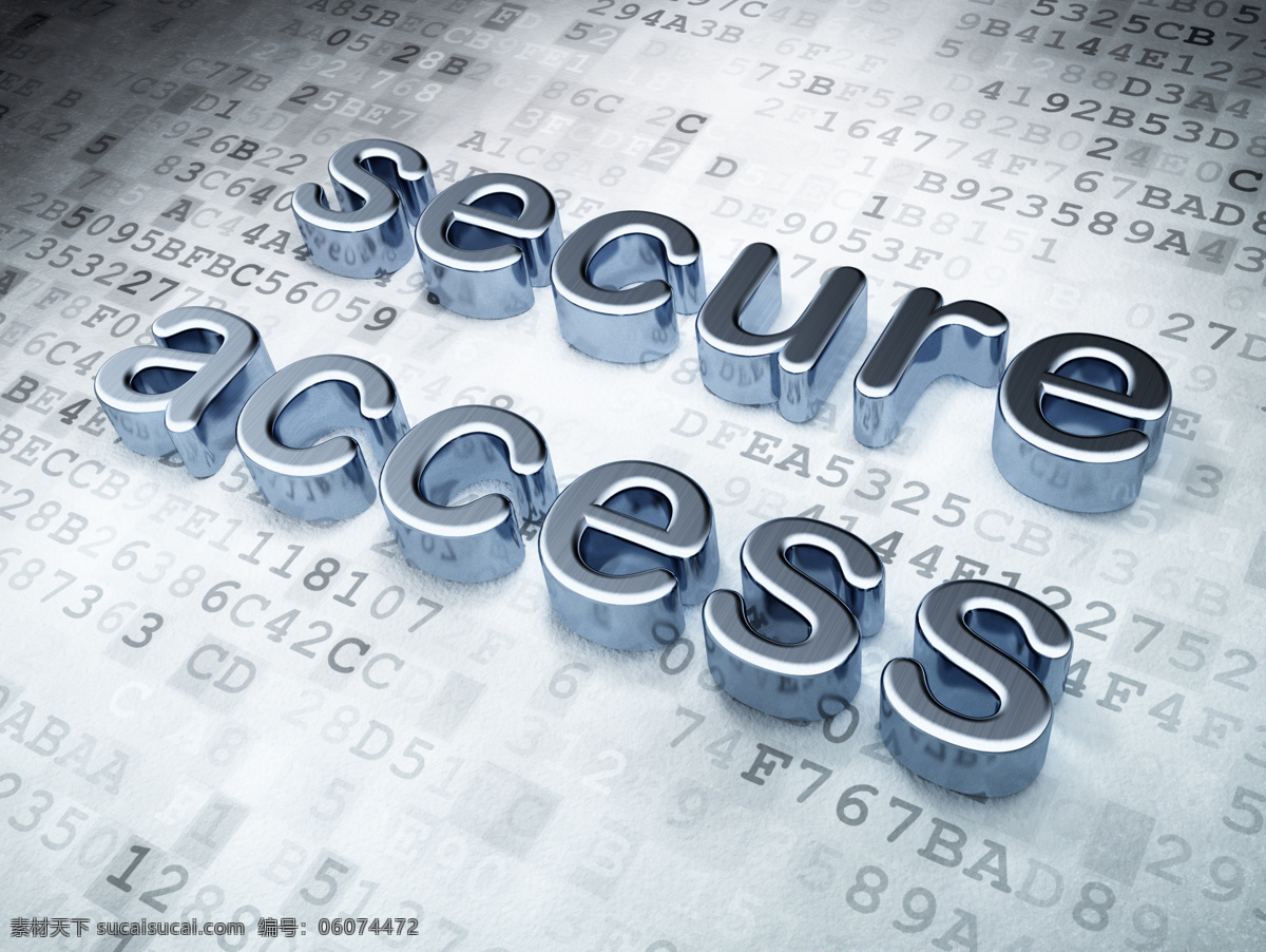金属立体字 安全密保 安全密码 账号密码 信息安全 数字信息 其他类别 生活百科 白色