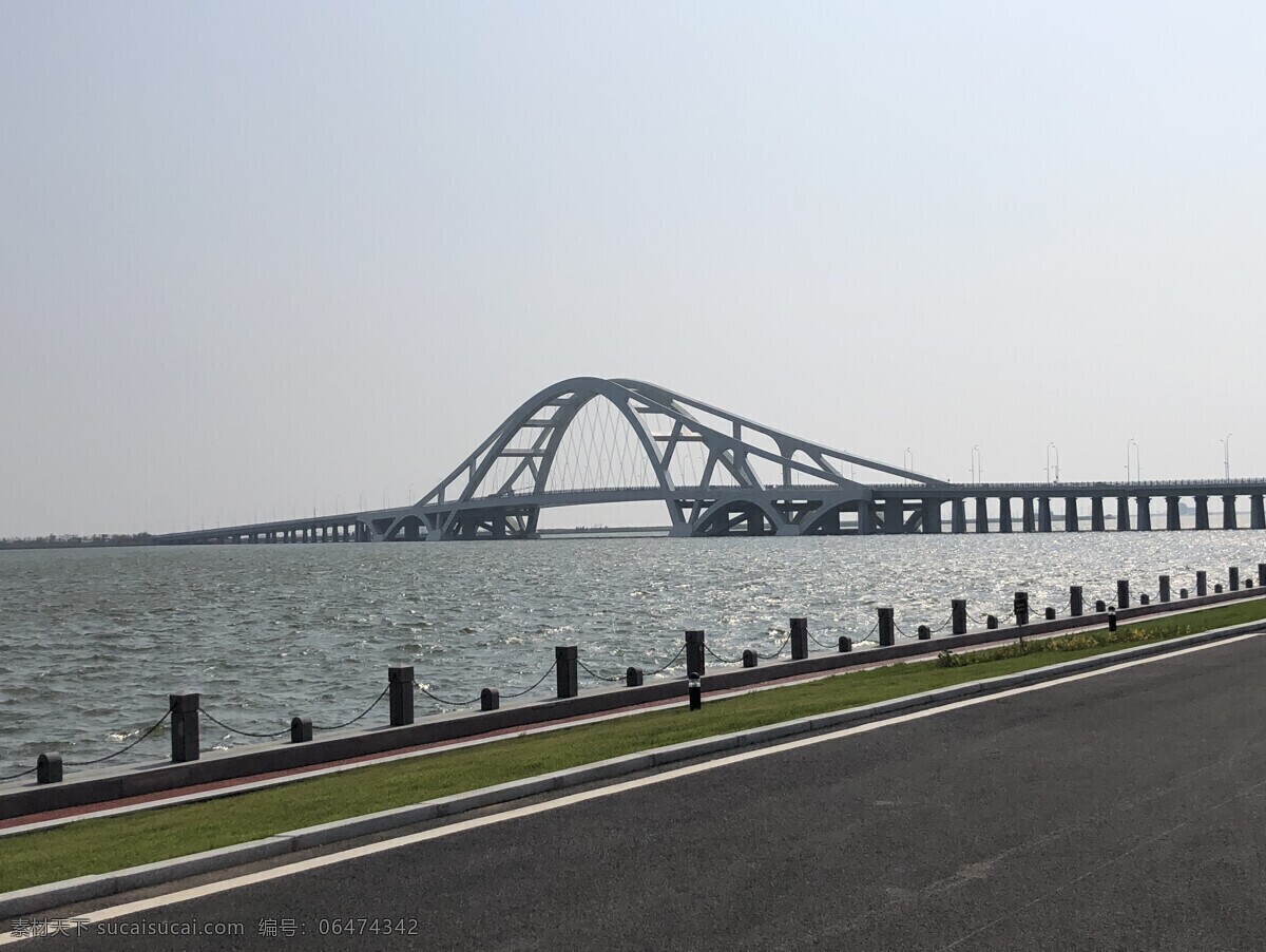 跨海大桥 跨海 大桥 海面 桥梁 跨越 拱桥 海风 风景 度假 自然景观 建筑景观