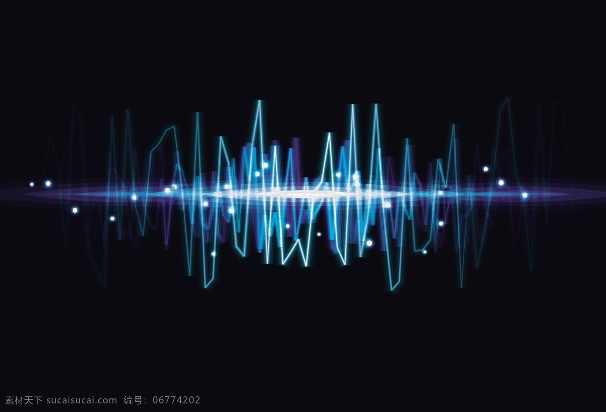 声音 频率 波动 光线 背景 矢量 波纹 电子科技 动感 光晕 流线 声音频率 波动光线 矢量图 其他矢量图