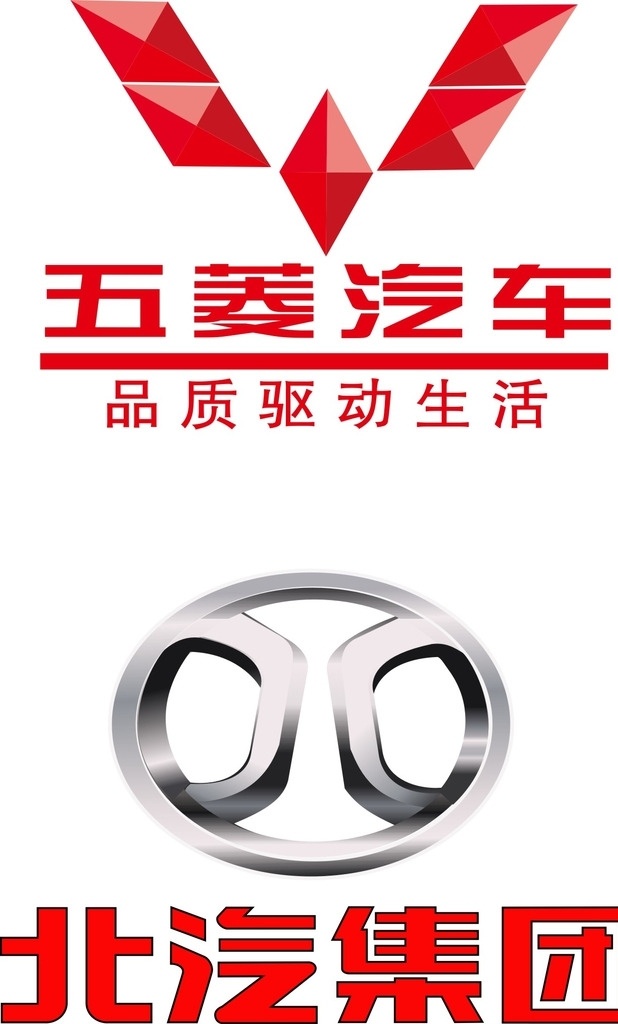 北汽标志 五菱标志 矢量 矢量素材 矢量标志 logo 标志 汽车标志 企业 汽车logo 矢量logo 五菱汽车标志 五菱汽车 五菱logo 北汽集团标志 北汽 集团 北汽logo 矢量五菱标志