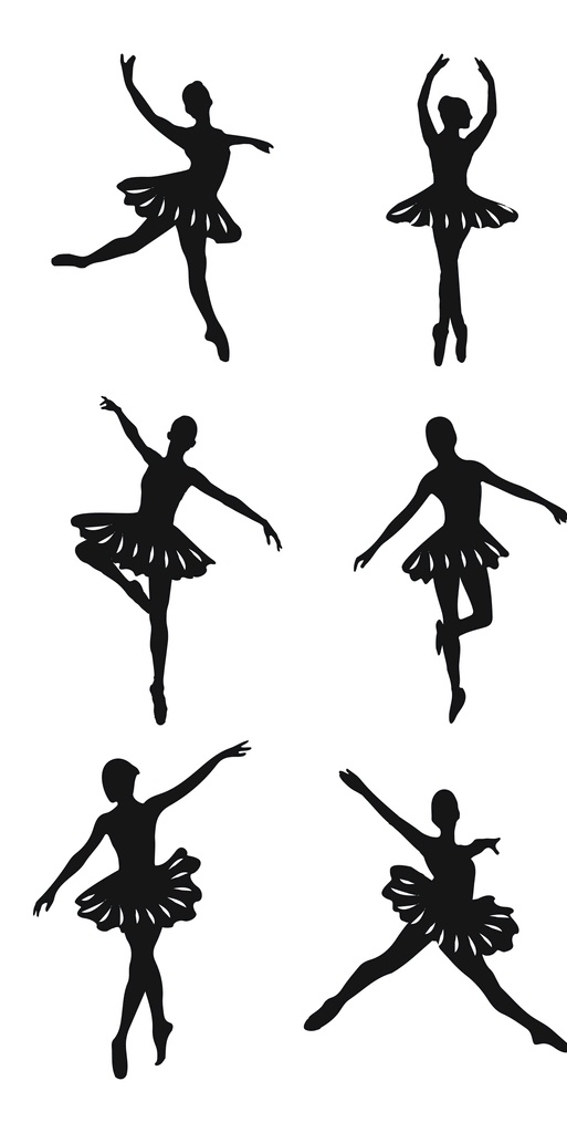 芭蕾舞剪影 芭蕾舞 舞者 舞蹈 剪影 美术绘画 民族歌舞 女人 起舞者 人影 生活百科 矢量 跳舞 跳舞元素 文化艺术