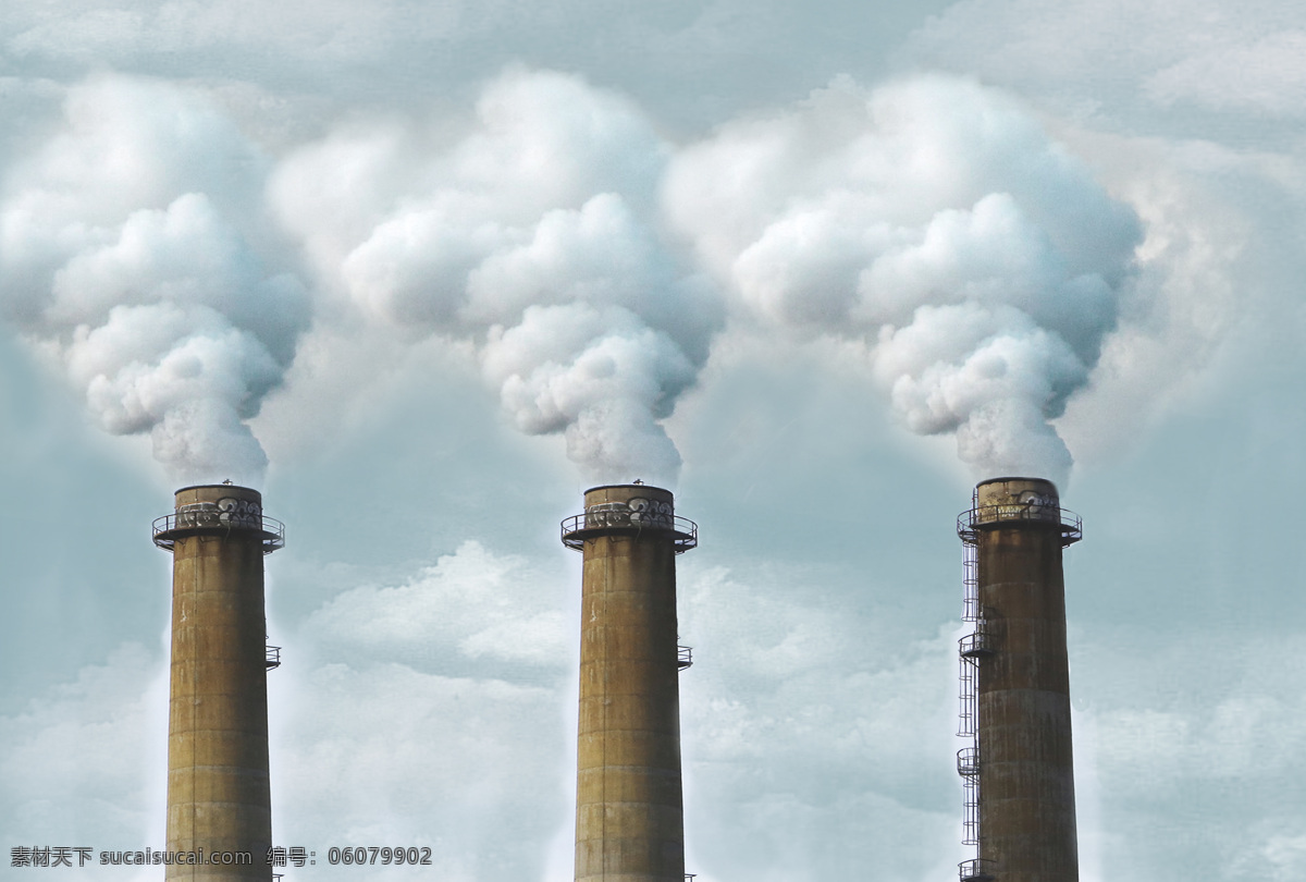 工业 污染 烟囱 冒烟 排污 空气污染 重工业