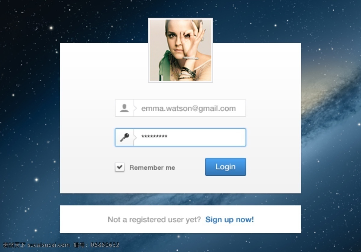 登录 界面 分层 登陆框 登录界面 login psd源文件