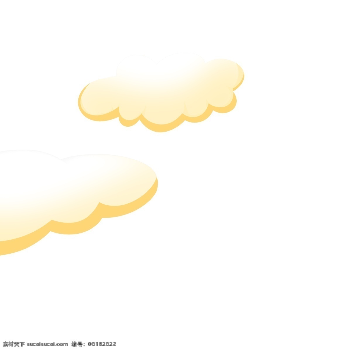 黄色 云朵 免 抠 图 天空白云 时尚云朵 漂亮的云朵 卡通图案 卡通插画 时尚云彩 黄色的云朵 免抠图