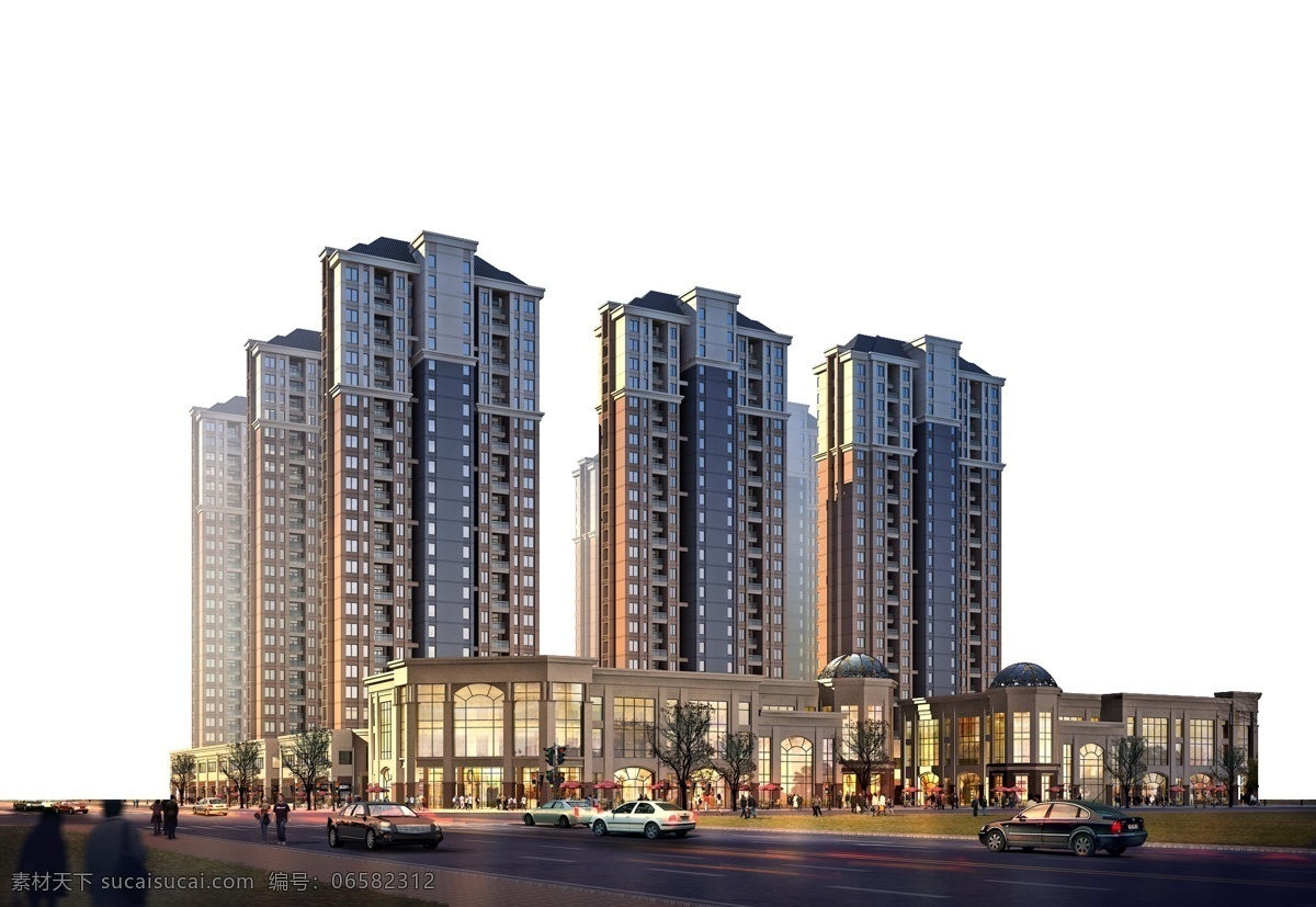 黄昏 商业街 建筑 效果图 建筑效果图 滨江建筑 滨海度假 度假酒店 五星酒店 建筑设计 效果图设计 总部大厦 写字楼 高楼大厦 超高层建筑 建筑景观 效果图表现 3d设计 3d作品 建筑表现 环境设计