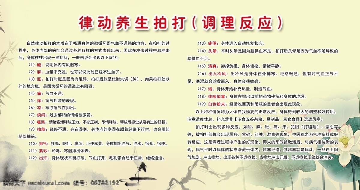 律动养生 拍打 养生 调理 按摩 文化艺术 传统文化