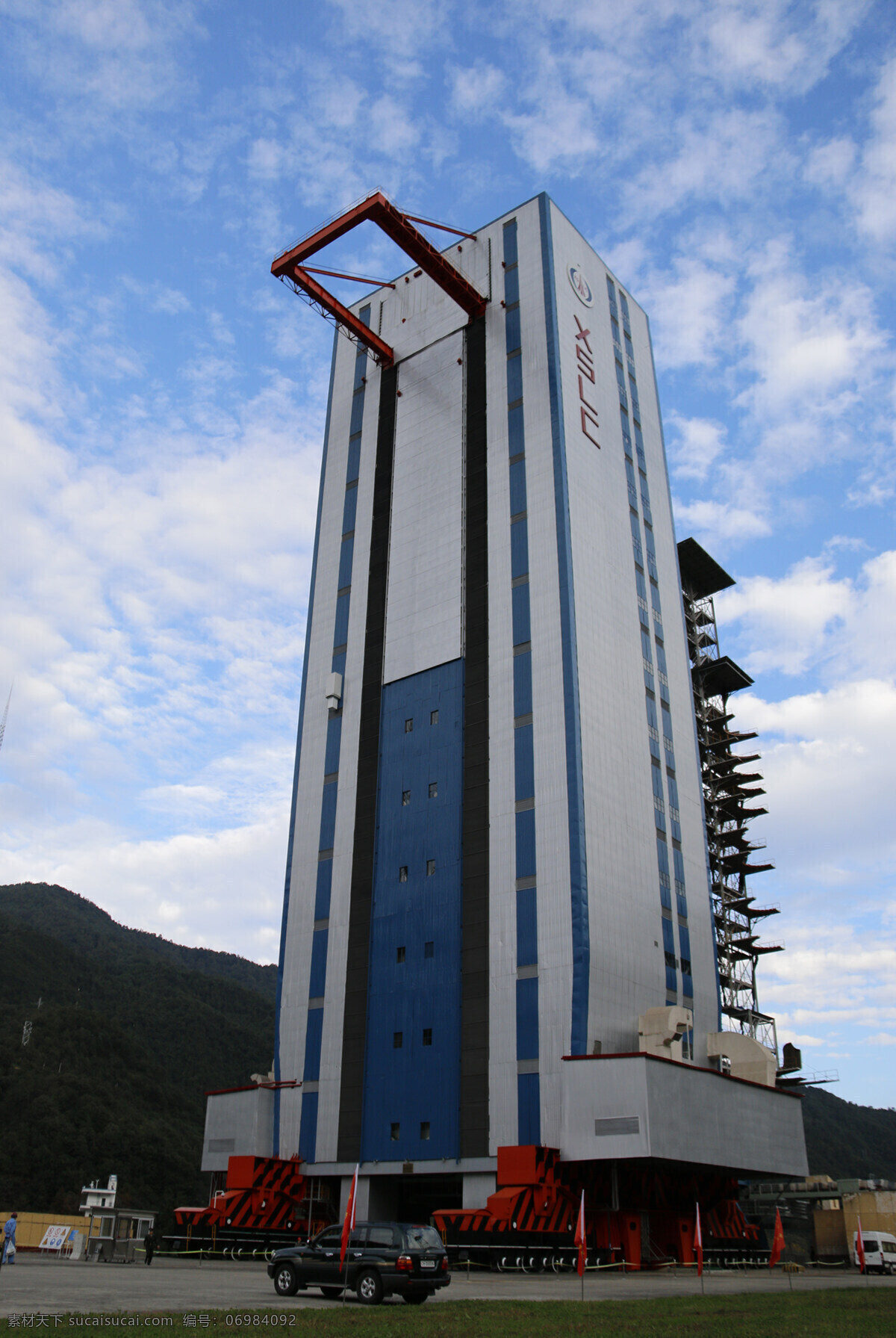 卫星发射塔 卫星发射基地 西昌 发射基地 发射塔 现代科技 科学研究