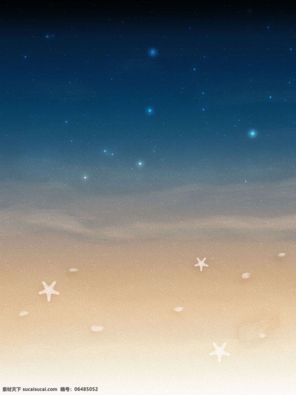 纯 原创 手绘 晚上 海滩 俯视 背景 海滩背景 卡通背景 手绘背景 插画背景 夏天背景 海边背景