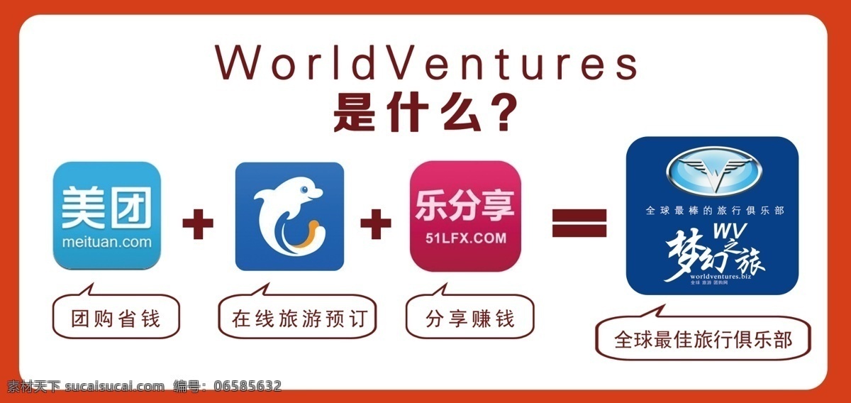 wv梦幻之旅 wv梦想之旅 旅游展板 旅游海报 旅游俱乐部 美团标 wv 梦幻之旅