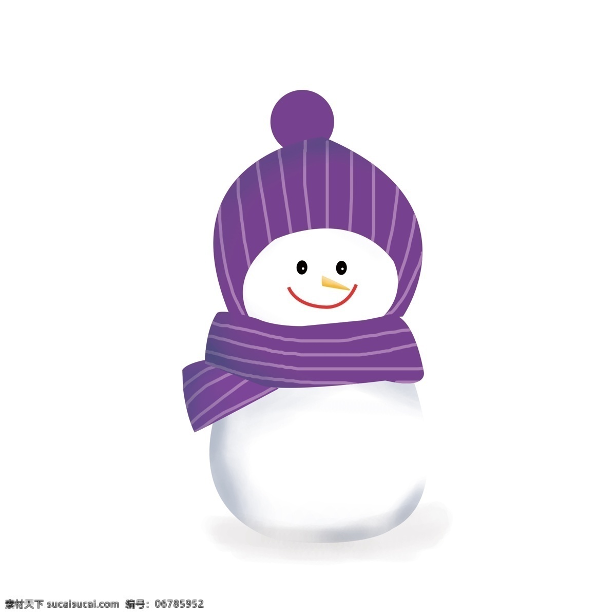 原创 手绘 戴帽子 围巾 雪人 手绘素材 冬素材 冬元素 冬 戴帽子雪人