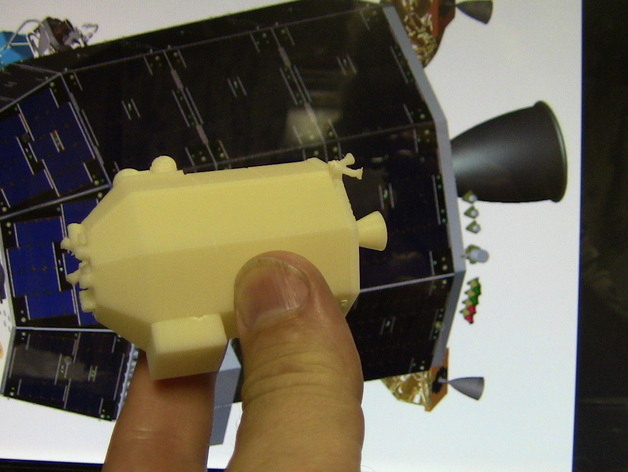 美国国家航空航天局 火箭 卫星 月亮 3d打印模型 生活用品模型 ladee 勘探 nasa 空间探测器