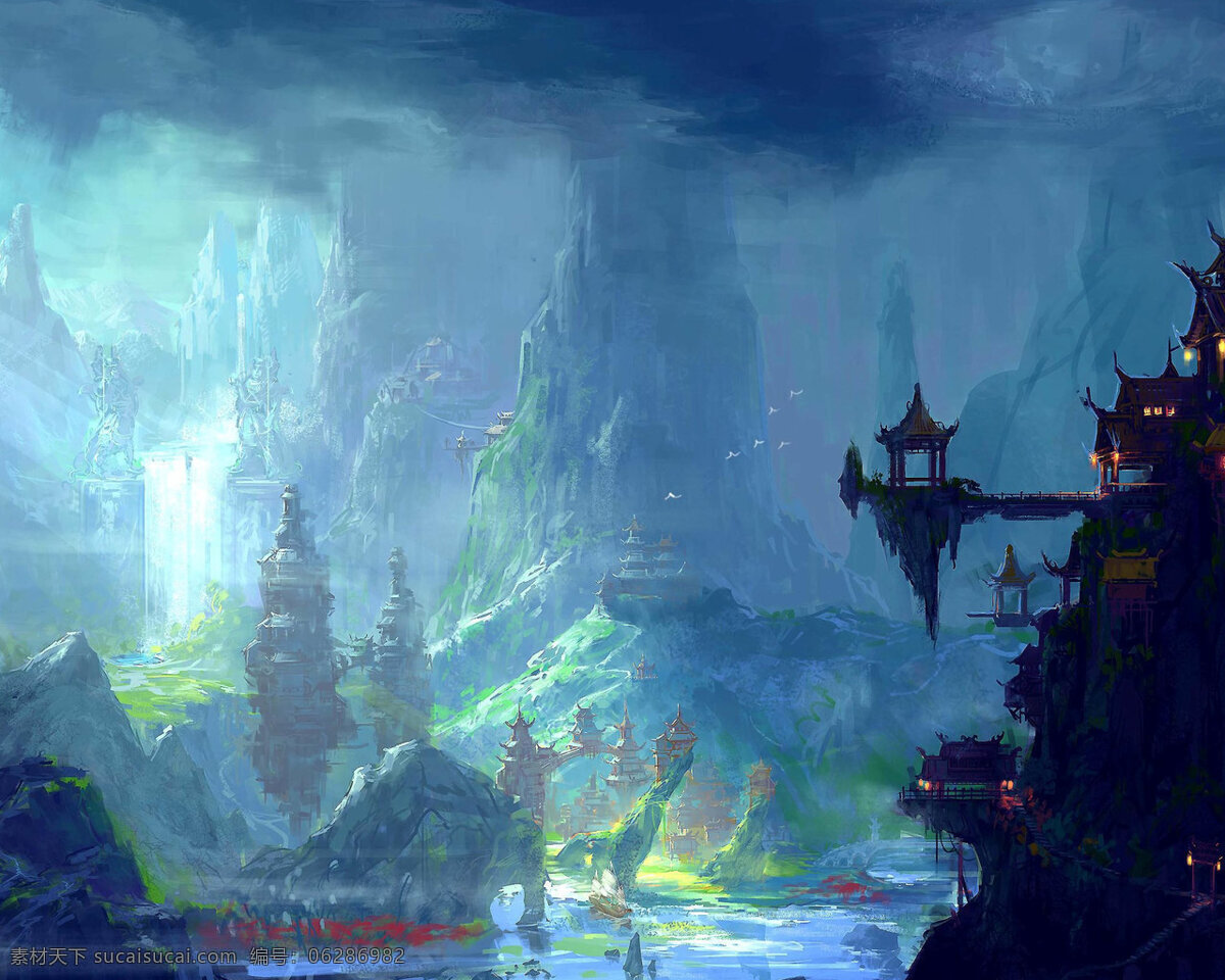 手绘 蓝色 炫 酷 风格 壁纸 绘画 炫酷 背景图片
