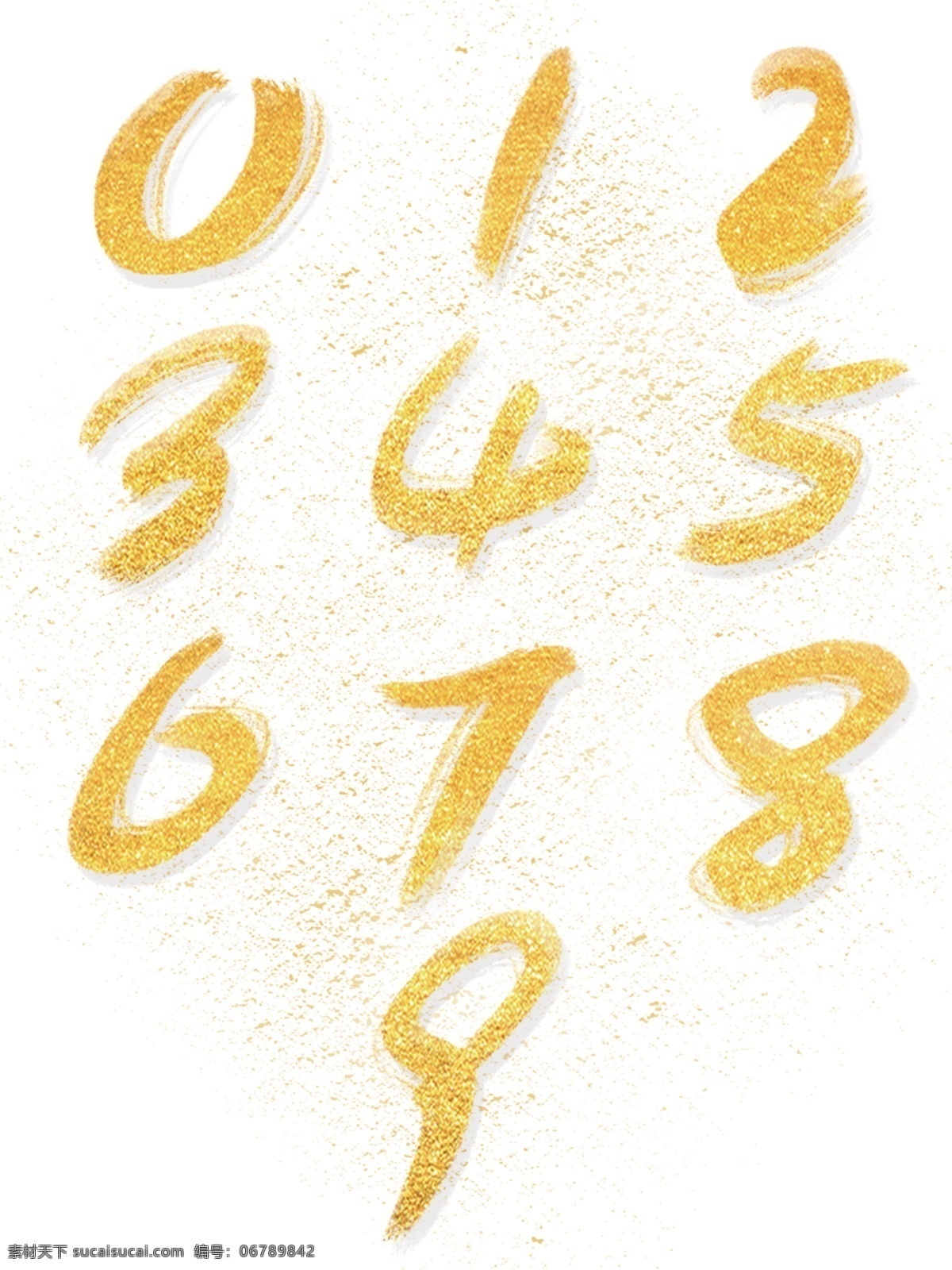 金粉 金色 数字 书法艺术 字 商用 字体 金 可商用 可商用字体 毛笔字 书法字体 艺术字 创意字体 书法风格 数字艺术字 数字书法 数字毛笔字 金粉数字