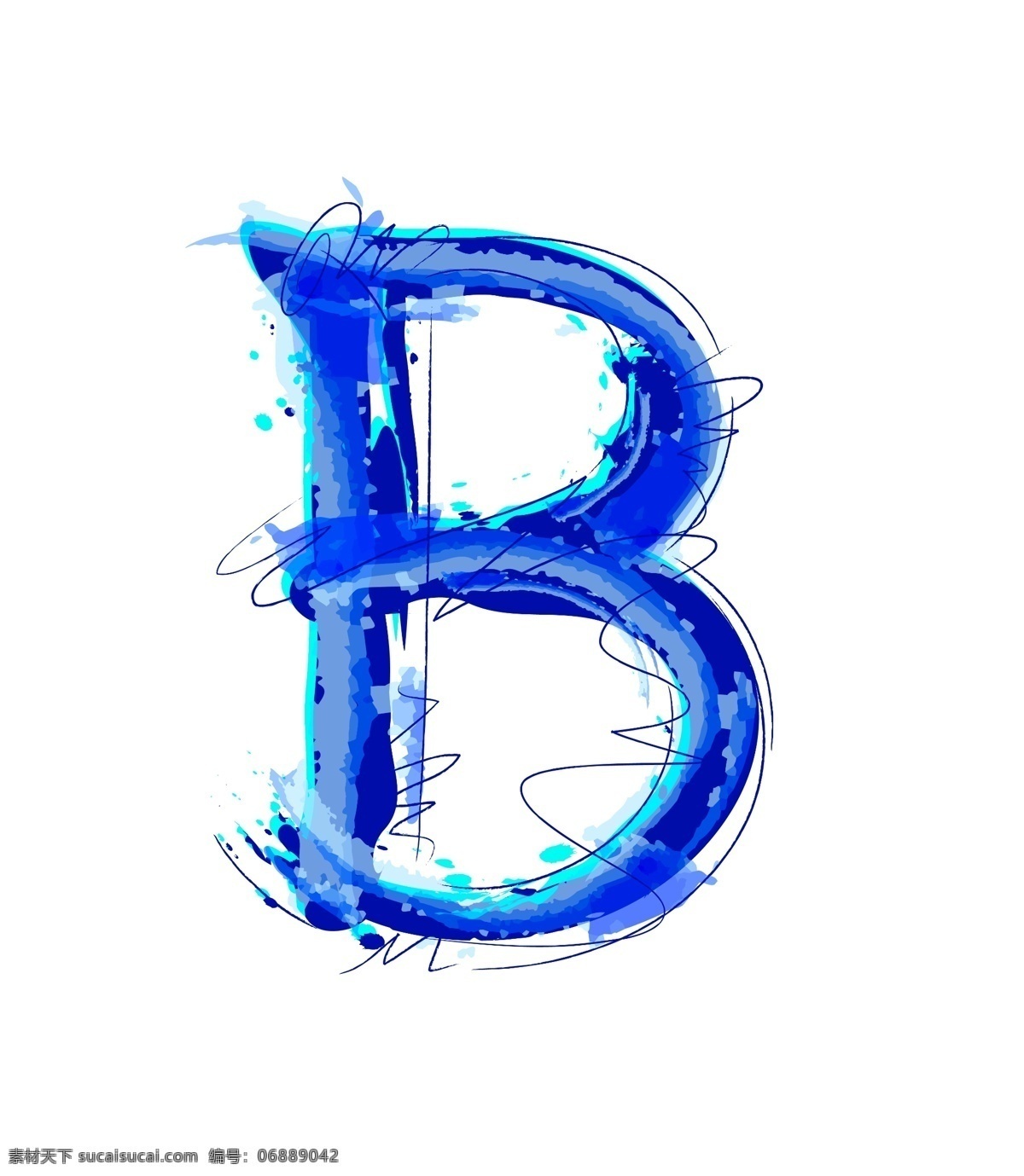 大写字母 b 模板 视频