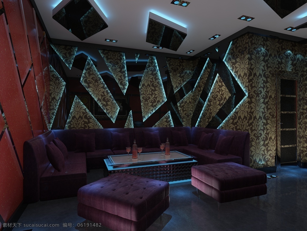包厢效果图 包厢 ktv 酒吧 效果图 ktv效果图 酒吧效果图 3d作品 3d设计