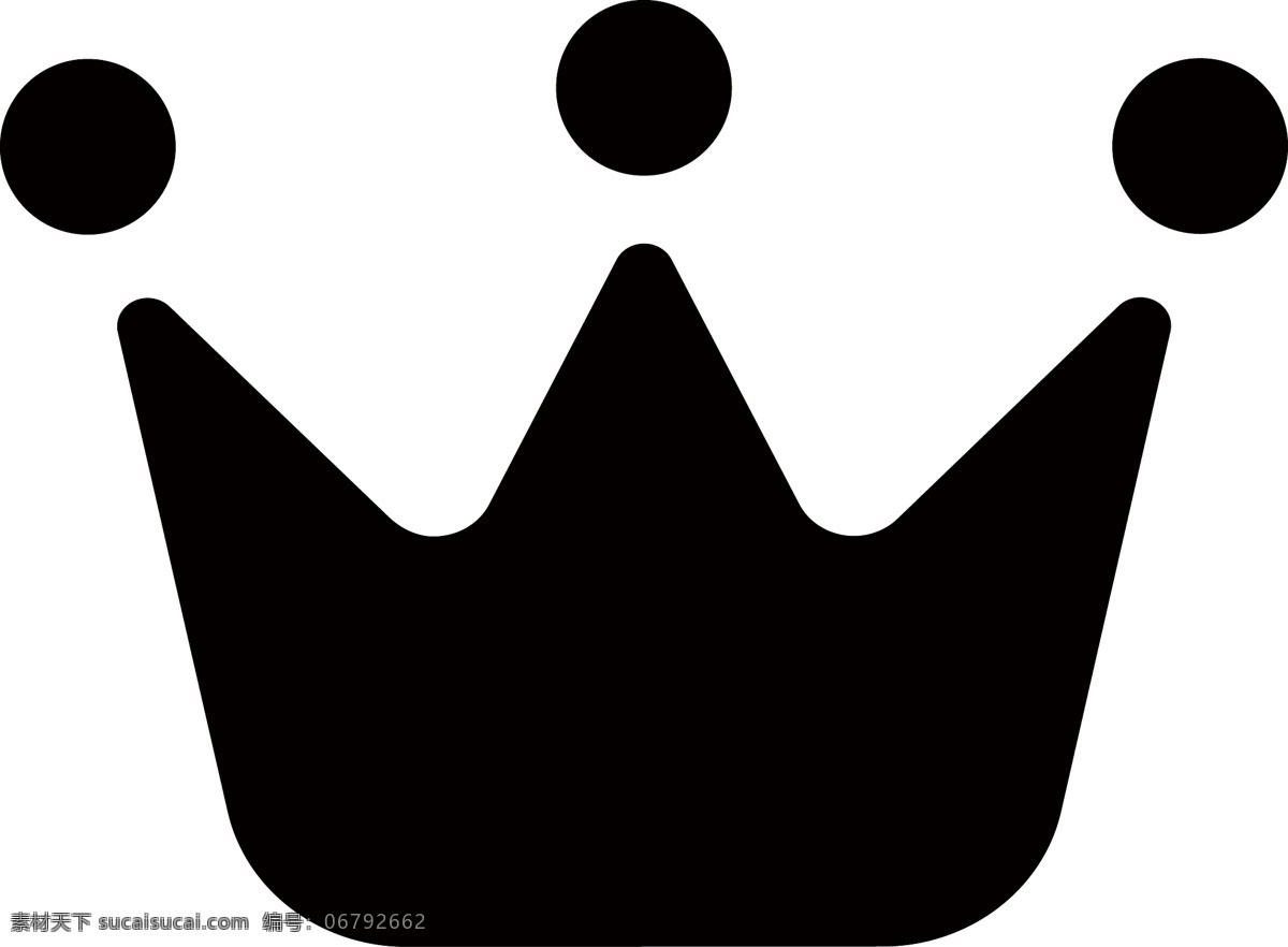 黑色王冠图标 黑色王冠 图标 王冠