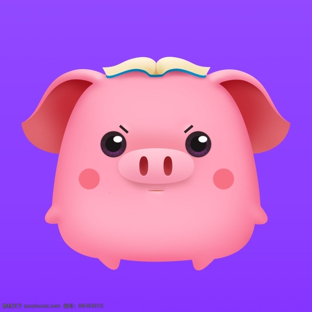 小猪 q版 q版卡通 界面 卡通素材 游戏素材 游戏ui psd素材 原创设计 原创 卡通宠物 卡通动物 q版动物 可爱