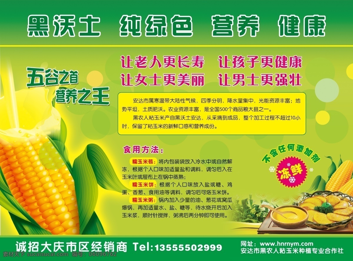 黑农人玉米 谂擞衩 绿色