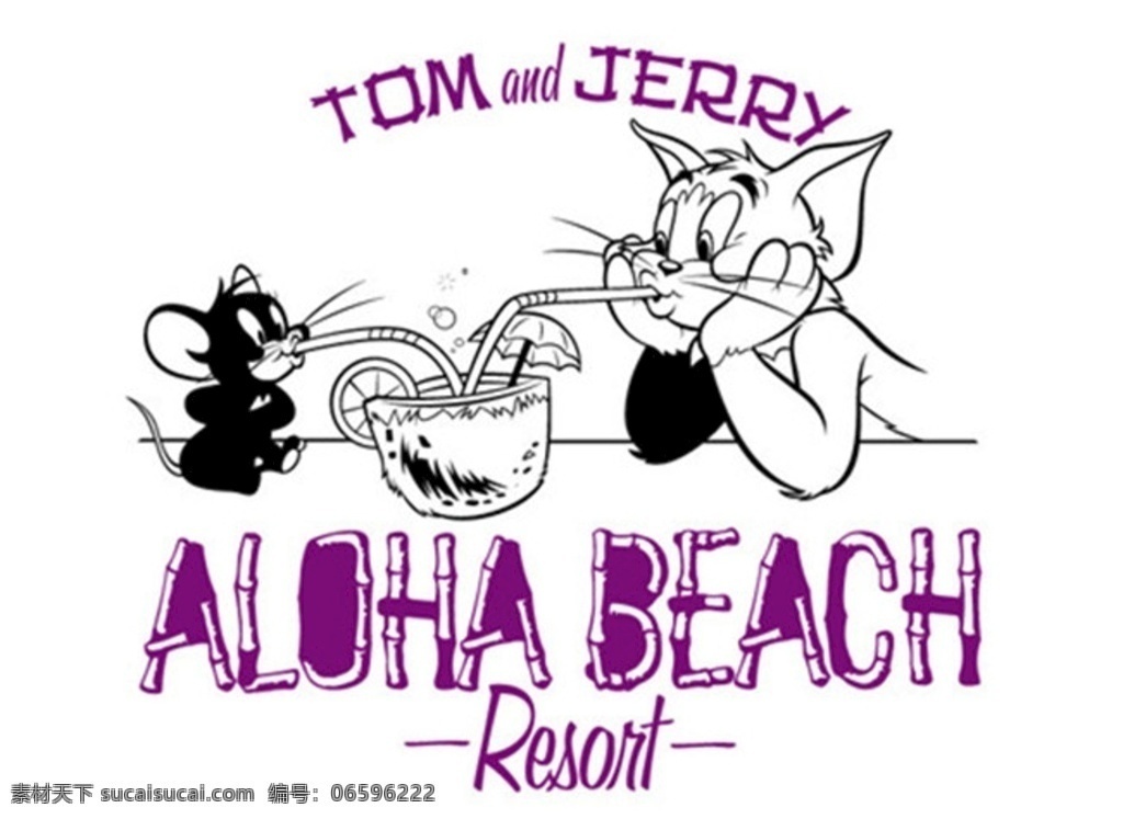 猫和老鼠 汤母 杰瑞 儿童房图案 硅藻泥图案 动漫动画 动漫人物